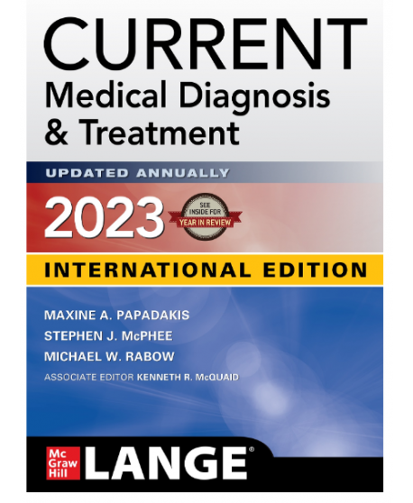 Current Medical diagnosis and treatment 62nd IE
