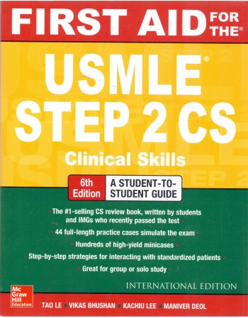 FIRST AID FOR THE USMLE...